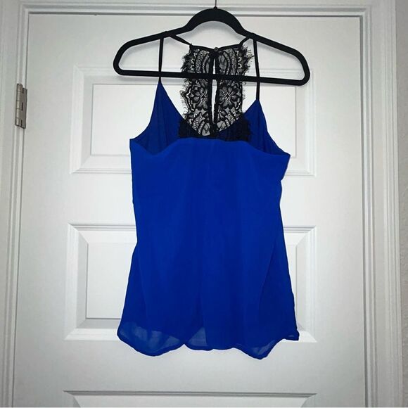 Japna Racerback Lace Sleeveless Shirt Blouse Top - Picture 8 of 9